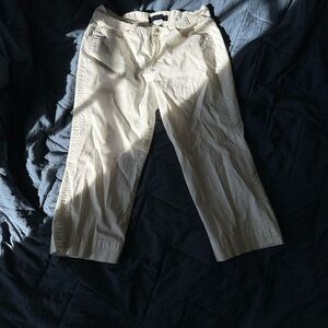 Cream Capri Pants